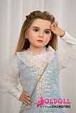 AXBDOLL 掲載画像シリコンヘッドGC01+100CM AAカップ（バスト平ら） tpeボディ ロリ系ミニドール 等身大ラブドール