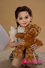 AXBDOLL 掲載画像シリコンヘッドGB20+100CM AAカップ（バスト平ら） tpeボディ ロリ系ミニドール 等身大ラブドール