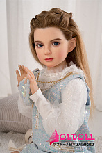 AXBDOLL 掲載画像シリコンヘッドGC01+100CM AAカップ（バスト平ら） tpeボディ ロリ系ミニドール 等身大ラブドール
