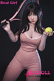 Real girl 163cm Fカップ 巨乳 D2ヘッド 宣伝画像フルシリコンドール 口開閉機能 リアルな口腔構造あり 電動機能選択可能 等身大リアルラブドール