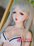Mini Doll ミニドール 最新作 60cm 艾莉（aili） シリコン製ドール 軽量化 1kg 収納が便利 使いやすい 普段は鑑賞用 小さいラブドール 女性素体 フィギュア cosplay