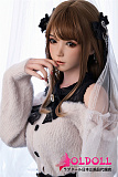 FUDOLL  150cm Bカップ  #J19ヘッド シリコンヘッド＋TPEボディ 眉毛と睫毛植毛加工あり 等身大リアルラブドール