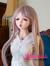 Mini Doll ミニドール 最新作 60cm  シリコン製ドール 艾莉（aili）pvcビニール材料ヘッド 軽量化 1.8kg 収納が便利 使いやすい 普段は鑑賞用 小さいラブドール 女性素体 フィギュア cosplay