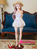Mini Doll ミニドール 最新作 60cm  シリコン製ドール 艾莉（aili）pvcビニール材料ヘッド 軽量化 1.8kg 収納が便利 使いやすい 普段は鑑賞用 小さいラブドール 女性素体 フィギュア cosplay