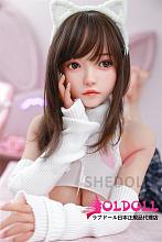 SHEDOLL 洛伊（luoyi）ヘッド 148cm Cカップ シリコンヘッド+tpe製ボディ 等身大リアルラブドール