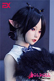 EXDOLL 高級シリコン製 145cm Aカップ 貧乳  玥(yue)（ELF耳つき)  可愛い等身大リアルラブドール