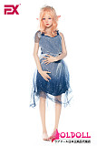 EXDOLL 高級シリコン製 145cm Aカップ 貧乳  玥(yue)（ELF耳つき)  可愛い等身大リアルラブドール