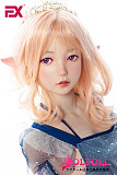 EXDOLL 高級シリコン製 145cm Aカップ 貧乳  玥(yue)（ELF耳つき)  可愛い等身大リアルラブドール