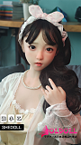 SHEDOLL 洛小乙（luoxiaoyi）ヘッド 148cm Cカップ シリコンヘッド+tpe製ボディ 等身大リアルラブドール