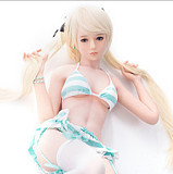 EXDOLL 高級シリコン製 145cm Aカップ 貧乳  玥(yue)（ELF耳つき)  可愛い等身大リアルラブドール