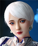 Farking doll シリコン製ヘッド+tpeボディ 157cm Dカップ #66 可愛い等身大リアルラブドール