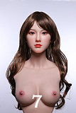 Farking doll シリコン製ヘッド+tpeボディ 157cm Dカップ #66 可愛い等身大リアルラブドール