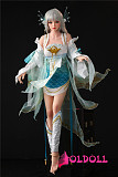Farking doll シリコン製ヘッド+tpeボディ 157cm Dカップ #66 可愛い等身大リアルラブドール