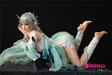 Farking doll シリコン製ヘッド+tpeボディ 157cm Dカップ #66 可愛い等身大リアルラブドール