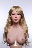 Farking doll シリコン製ヘッド+tpeボディ 157cm Dカップ #66 可愛い等身大リアルラブドール