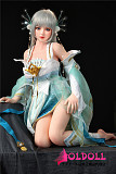 Farking doll シリコン製ヘッド+tpeボディ 157cm Dカップ #66 可愛い等身大リアルラブドール