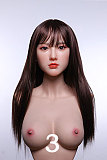 Farking doll シリコン製ヘッド+tpeボディ 157cm Dカップ #66 可愛い等身大リアルラブドール