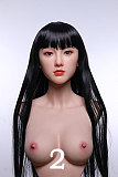 Farking doll シリコン製ヘッド+tpeボディ 157cm Dカップ #66 可愛い等身大リアルラブドール