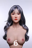 Farking doll シリコン製ヘッド+tpeボディ 157cm Dカップ #66 可愛い等身大リアルラブドール