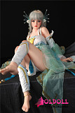 Farking doll シリコン製ヘッド+tpeボディ 157cm Dカップ #66 可愛い等身大リアルラブドール