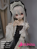 guavadoll（グアバ）番石榴 150cm Dカップ GCO03ヘッド  ビニール（PVC）ヘッド+TPEボディ 1：1 等身大ラブドール ジョイントM16 他社と交換可能 138-150ＣＭのボディに適用 ナチュラル肌色