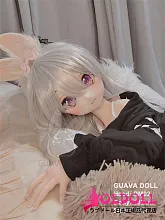 guavadoll（グアバ）番石榴 132cm AAカップ SANAヘッド  ビニール（PVC）ヘッド+TPEボディ 1：1 等身大ラブドール ジョイントM16 他社と交換可能 138-150ＣＭのボディに適用 ナチュラル肌色