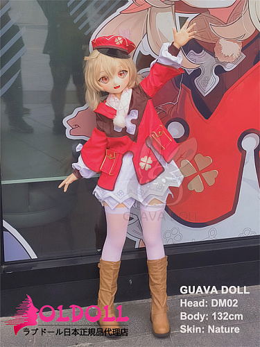 guavadoll（グアバ）番石榴 132cm AAカップ GC02ヘッド  ビニール（PVC）ヘッド+TPEボディ 1：1 等身大ラブドール ジョイントM16 他社と交換可能 138-150ＣＭのボディに適用 ナチュラル肌色