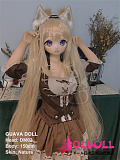 guavadoll（グアバ）番石榴 150cm Dカップ GCO04ヘッド  ビニール（PVC）ヘッド+TPEボディ 1：1 等身大ラブドール ジョイントM16 他社と交換可能 138-150ＣＭのボディに適用 ナチュラル肌色