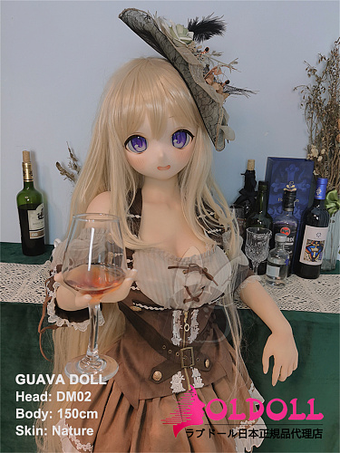 guavadoll（グアバ）番石榴 150cm Dカップ GCO04ヘッド  ビニール（PVC）ヘッド+TPEボディ 1：1 等身大ラブドール ジョイントM16 他社と交換可能 138-150ＣＭのボディに適用 ナチュラル肌色