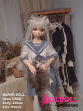 guavadoll（グアバ）番石榴 150cm Dカップ SUMIKAヘッド  ビニール（PVC）ヘッド+TPEボディ 1：1 等身大ラブドール ジョイントM16 他社と交換可能 138-150ＣＭのボディに適用 ナチュラル肌色