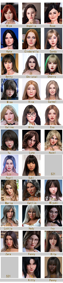 Irontechdoll  シリコン製ヘッド ヘッド単体 頭のみ  眉毛と睫毛植毛加工あり