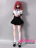Mini Doll ミニドール 最新作 60cm 普通乳 凉子ヘッド シリコン製 軽量化 1kg 収納が便利 使いやすい 普段は鑑賞用 小さいラブドール 女性素体 フィギュア cosplay