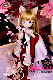 MOZU DOLL 85cm 狐（kitune）ちゃん ソフトビニール製頭部 TPE製ボディ  ラブドール 宣伝画像と同じ制服も付属