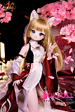 MOZU DOLL 85cm 狐（kitune）ちゃん ソフトビニール製頭部 TPE製ボディ  ラブドール 宣伝画像と同じ制服も付属