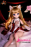 MOZU DOLL 85cm 狐（kitune）ちゃん ソフトビニール製頭部 TPE製ボディ  ラブドール 宣伝画像と同じ制服も付属