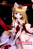 MOZU DOLL 85cm 狐（kitune）ちゃん ソフトビニール製頭部 TPE製ボディ  ラブドール 宣伝画像と同じ制服も付属