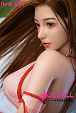 Real girl 163cm Fカップ 巨乳  D5ヘッド 宣伝画像フルシリコンドール 口開閉機能 リアルな口腔構造あり 電動機能選択可能 等身大リアルラブドール