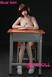 Real girl 148cm 貧乳  D6ヘッド フルシリコン製 口開閉機能 リアルな口腔構造あり 電動機能付き 等身大リアルラブドール