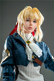 Game Lady  156cm Eカップ+アニメVioletコスプレ フルシリコン製 等身大フィギュア リアルラブドール