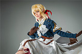 Game Lady  156cm Eカップ+アニメVioletコスプレ フルシリコン製 等身大フィギュア リアルラブドール