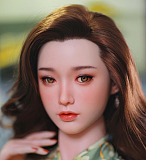 JYDOLL フルシリコン製ラブドール ヘッド晓兰(xiaolan) 150cm AAカップ  睫毛と眉毛植毛あり