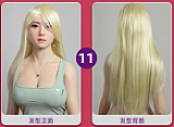 JYDOLL フルシリコン製ラブドール ヘッド晓兰(xiaolan) 150cm AAカップ  睫毛と眉毛植毛あり