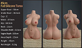 WAXDOLL 45cmトルソー Eカップ シリコン製  等身大リアルラブドール フィギュア