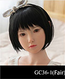 WAXDOLL ヘッド単品 フルシリコン製  等身大リアルラブドール M16ボルト採用
