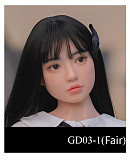 WAXDOLL ヘッド単品 フルシリコン製  等身大リアルラブドール M16ボルト採用