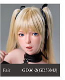 WAXDOLL ヘッド単品 フルシリコン製  等身大リアルラブドール M16ボルト採用