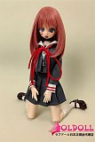Mini Doll ミニドール  M12ヘッド 40cm 普通乳TPE製 bjd風関節ボディドール ソフトビニール製ヘッド 軽量化 収納が便利 使いやすい 普段は鑑賞用 小さいラブドール 女性素体 フィギュア cosplay