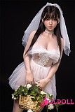 Yearndoll 163cm Eカップ 【高級版】Y206-2ヘッド 掲載画像フルシリコンドール  口開閉機能 リアルな口腔構造あり 等身大リアルラブドール
