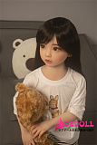 AXBDOLL 110cm バスト平ら  #A169ヘッド 掲載画像がリアルメイク塗装加工あり ロリ系TPEラブドール