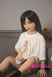 AXBDOLL 110cm バスト平ら  #A169ヘッド 掲載画像がリアルメイク塗装加工あり ロリ系TPEラブドール